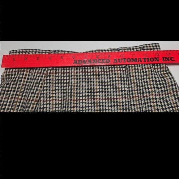 Vintage F Stop Houndstooth A-Line Maxi Skirt Size 12 - Picture 4 of 9
